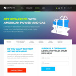 American Power And Gas Rewards Page By Vasil Kamarashev On Dribbble