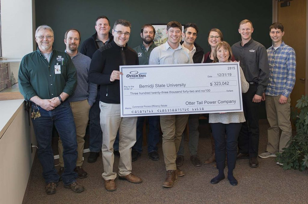 Bemidji State Receives 320 000 Energy Efficiency Rebate From Otter