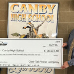 Canby High School Receives Rebate From Otter Tail Power Company Otter