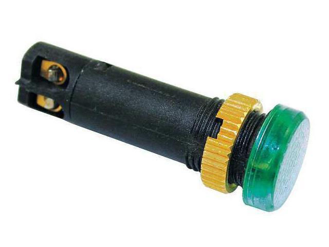 DAYTON 22NY86 Raised Indicator Light 12mm 12V Green Newegg