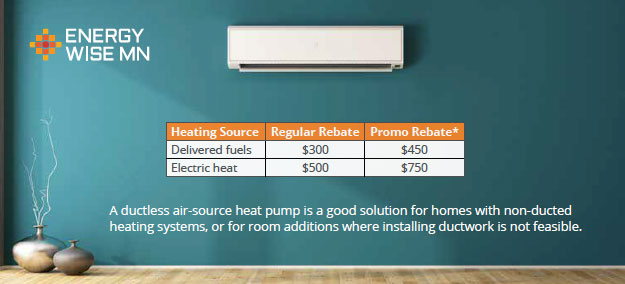 Double Or Triple Your Rebate On Select Heat Pumps Dakota Electric 