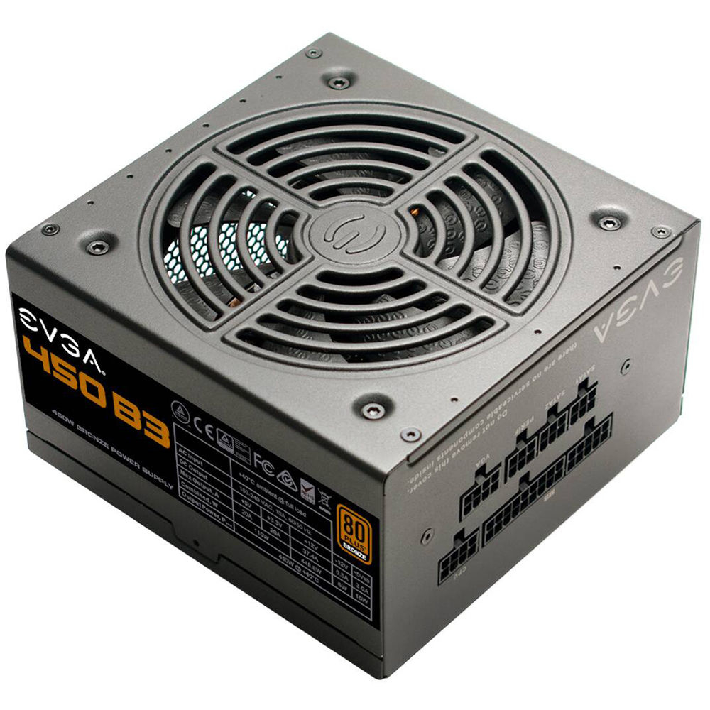 EVGA 450 B3 450W 80 Plus Bronze Fully Modular 220 B3 0450 V1 B H