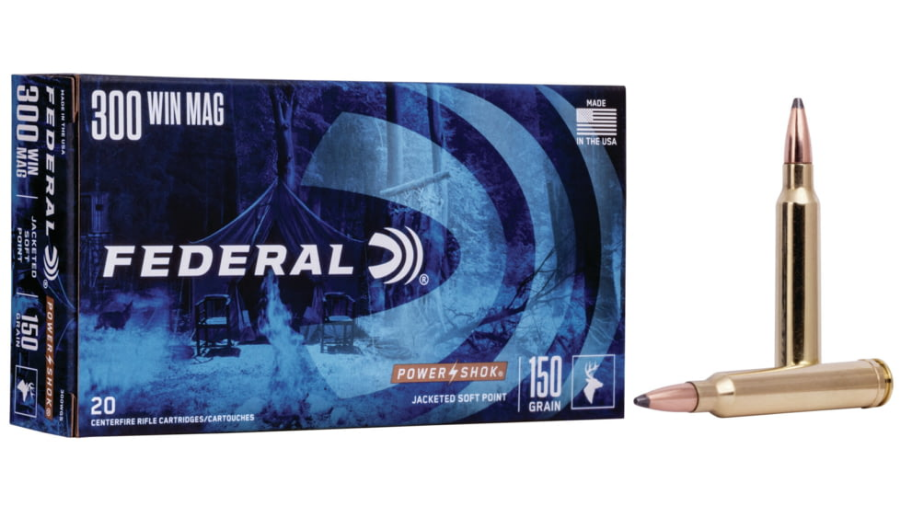 Federal Premium Power Shok 300 Winchester Magnum 150 Grain Jacketed