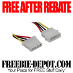 FREE AFTER REBATE Internal Molex Power Adapter Exp 8 12 15