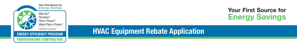 HVAC Equipment Rebate Application Riley Sales