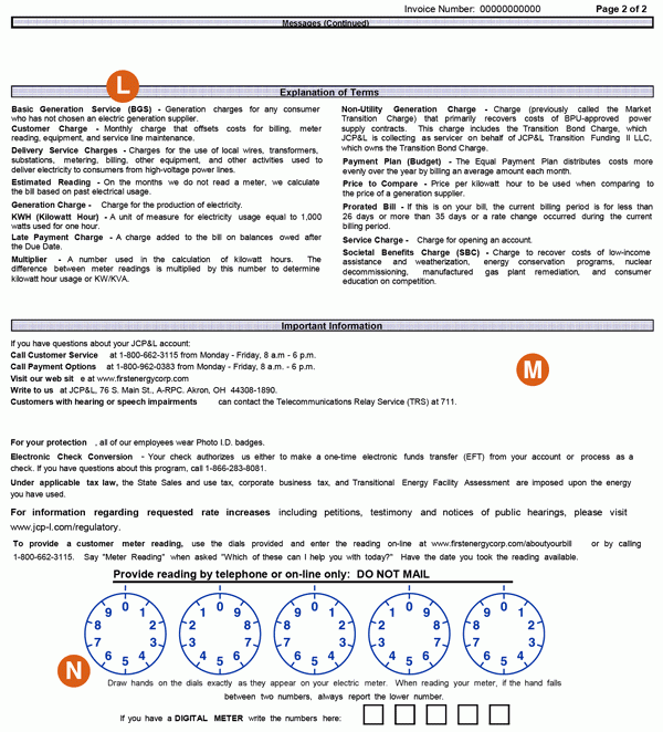 Jersey Central Power Light Bill