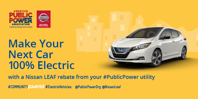 Make Your Next Car 100 Electric As A PublicPower Customers You Are