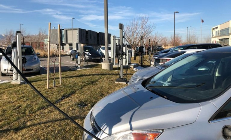 Officials Cut Ribbon On Largest EV Charger Installation In Utah NGT News