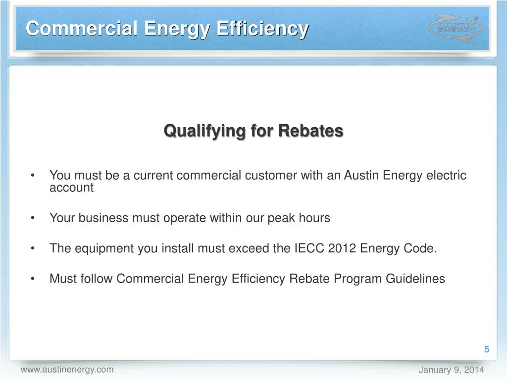 PPT Austin Energy Commercial Energy Efficiency PowerPoint 