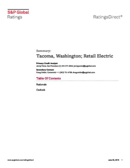 S P Tacoma Power Rating 6 26 2019 Tacoma Public Utilities