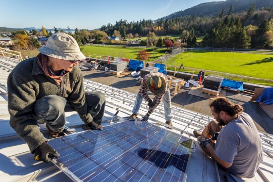 Salt Spring Island School Warms Up To Solar Salt Spring Community Energy