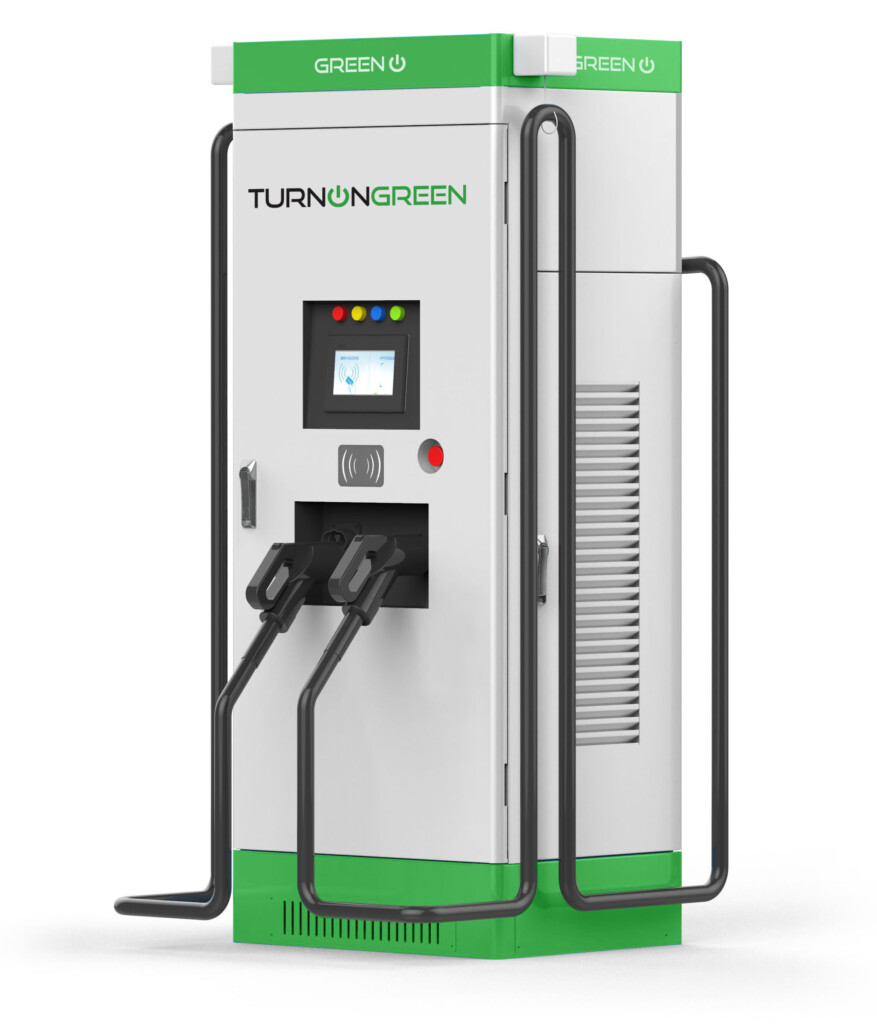 The TurnOnGreen Dual And Quad Port Level 3 DC Fast Chargers