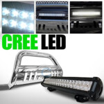 Amazon HS Power Chrome Bull BAR Bumper Grille Guard 120W CREE LED