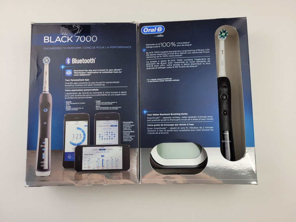 Electric Toothbrush Oral B 7000 SmartSeries Black Electronic Power 