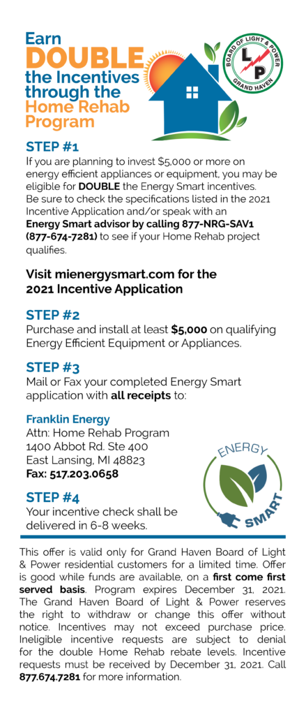 Energy Waste Reduction Program Grand Haven Board Of Light Power