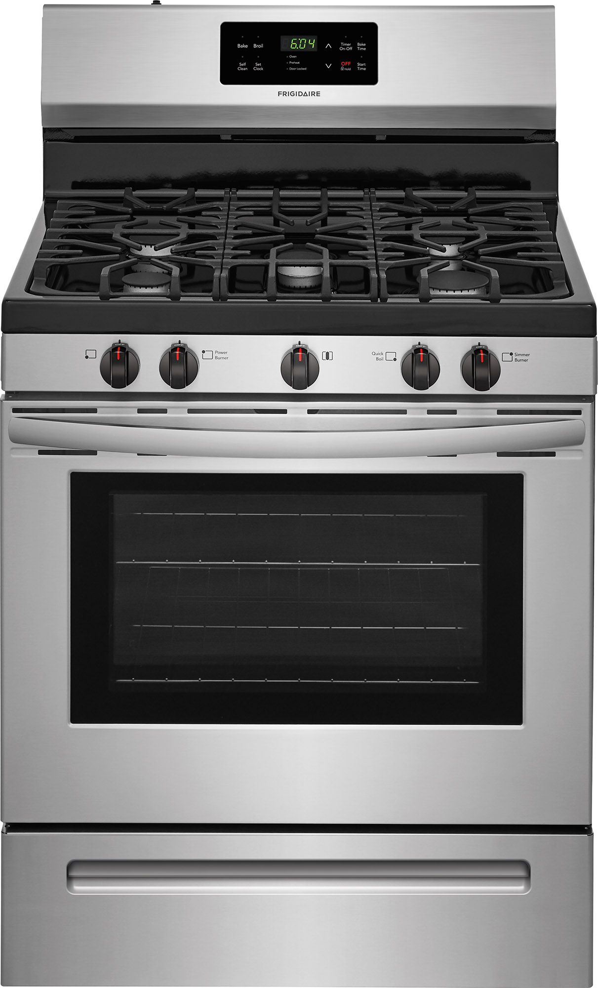 Frigidaire 30 Stainless Steel Free Standing Gas Range FFGF3054TS 