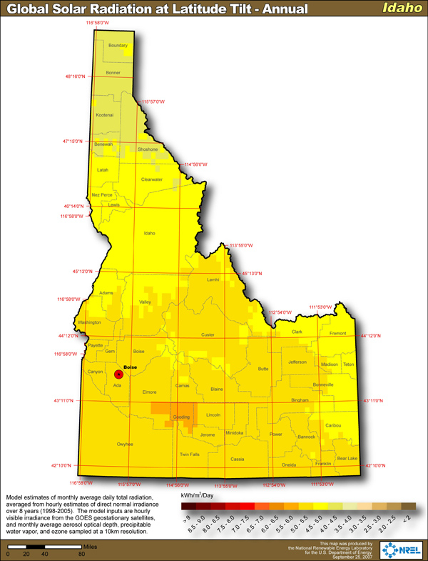 Idaho Solar Power Info