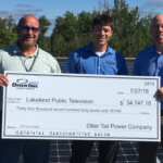 Lakeland Public Television Receives Rebate From Otter Tail Power