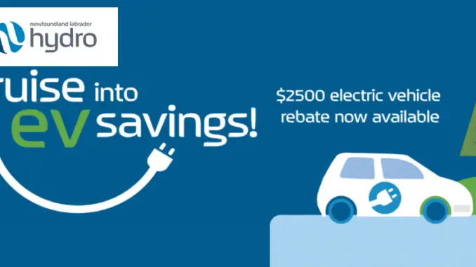 Newfoundland And Labrador EV Rebate Program Now Live Retroactive To