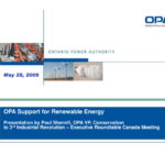 OPA Support For Renewable Energy