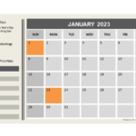 2023 Powerpoint Calendar With Holidays Free Printable Templates