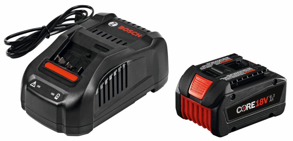 Bosch Core18V 6 3 Amp Hour Lithium Power Tool Battery Kit Charger 