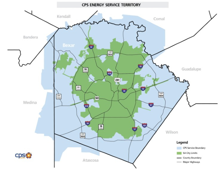 Cps Energy Power Outage Map Map