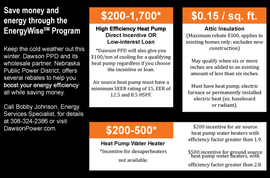 Dawson Public Power District Save Money And Energy Through The