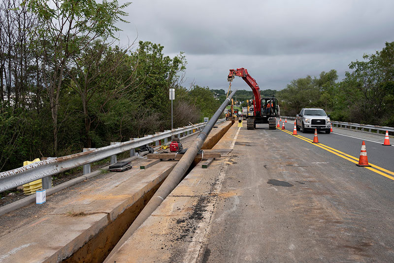 Delmarva Power Line P Phase II III Utility Line Services