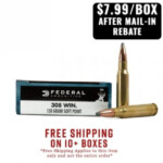 FEDERAL 308 150GR SP POWER SHOK AMMUNITION 20RDS 308A 7 99 After