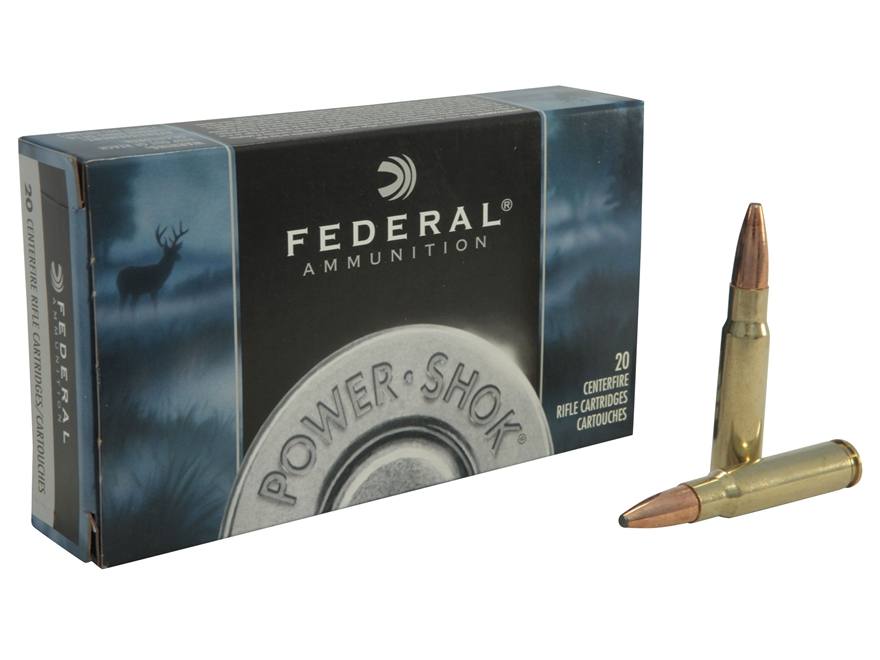 Federal Power Shok Ammo 338 Federal 200 Grain Uni Cor MPN 338FJ