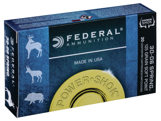 Federal Premium Power Shok 32 Winchester Special 170 Grain Jacketed 