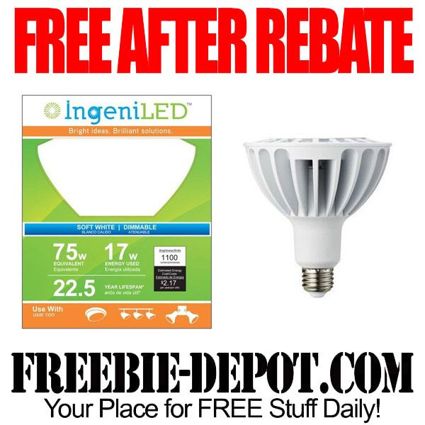 FREE AFTER REBATE LED Light Bulb 75 Watt Dimmable Exp 10 2 15 Free After Rebate Led 