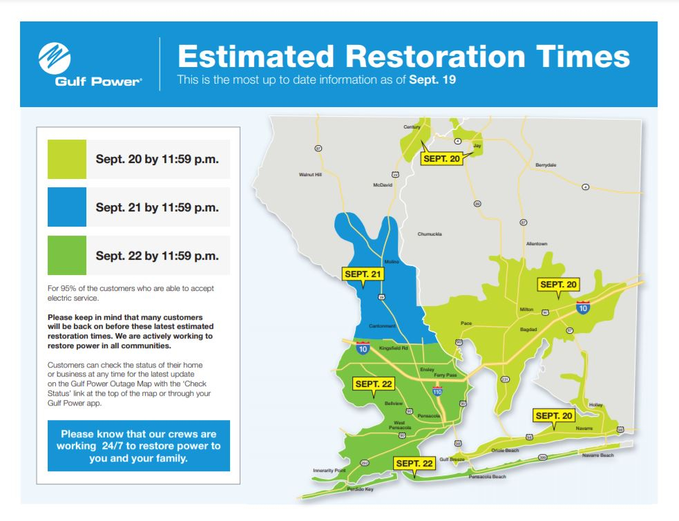 Gulf Power Outage By Zip Code