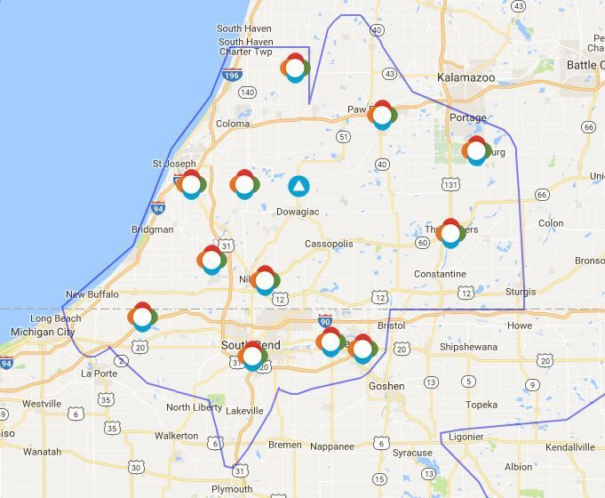 Michigan Indiana Power Outage Map Map