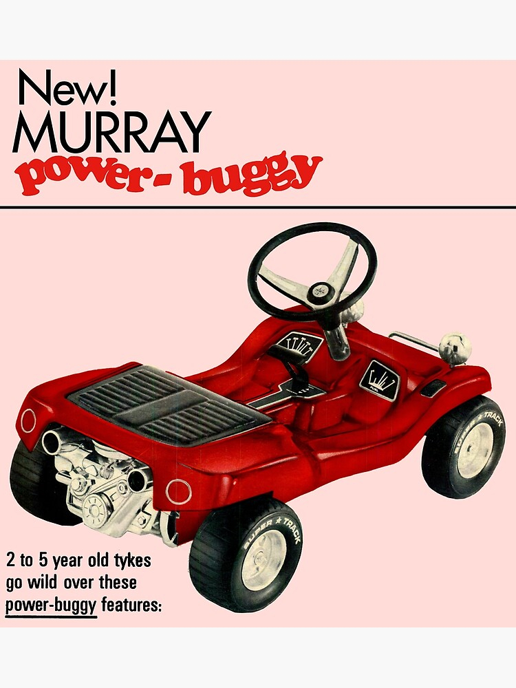  MURRAY POWER BUGGY PEDAL CAR GO KART ADVERT Poster For Sale By 