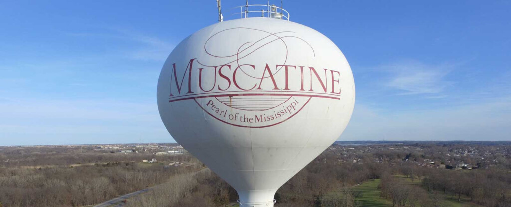 Muscatine Power Water Tower Inspection Tri City Electric