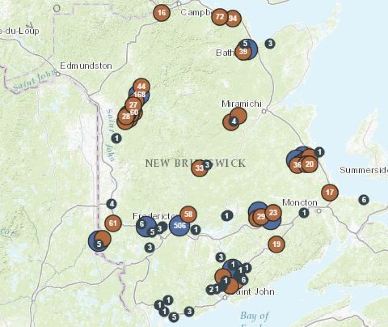 Nb Power Outages Map