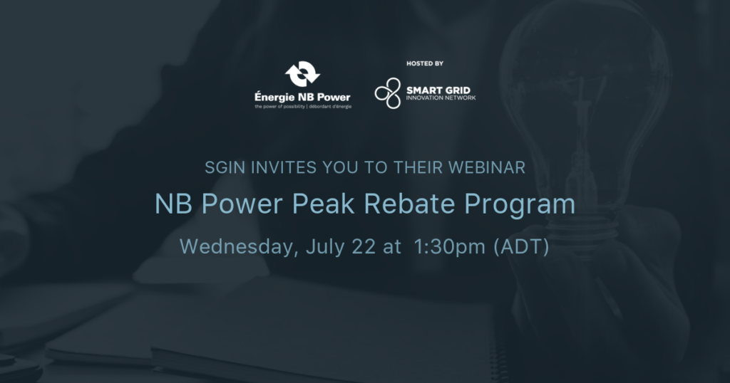 NB Power Peak Rebate Program SGIN