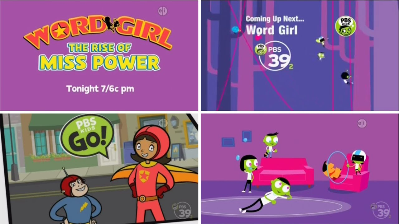 PBS Kids Family Night Interstitials WordGirl Rise Of Miss Power 