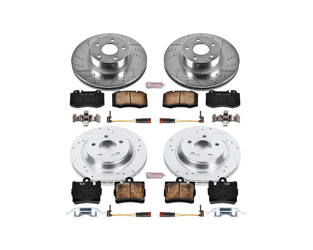 Power Stop Z23 Evolution Sport Brake Kit Front Rear Mercedes Benz