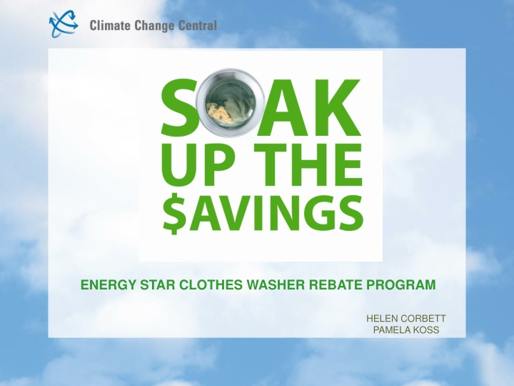 PPT ENERGY STAR CLOTHES WASHER REBATE PROGRAM PowerPoint Presentation