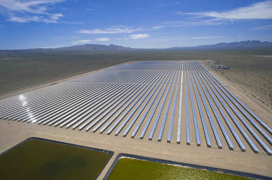 Solar Power Plant Nevada Usa Photograph By David Nunuk