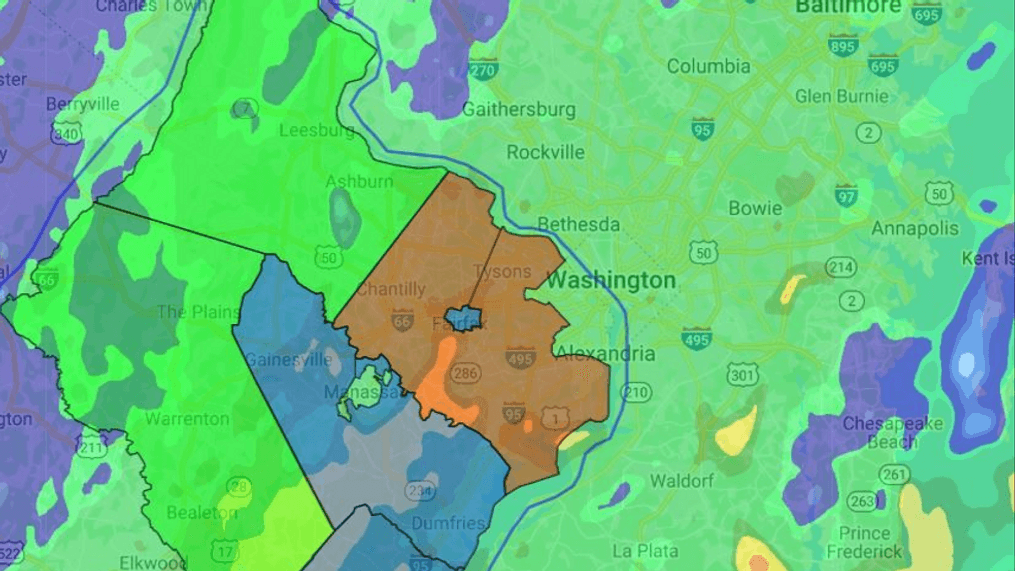 Thousands Of Powers Outages Reported In DMV As Heavy Rain Winds Cause 