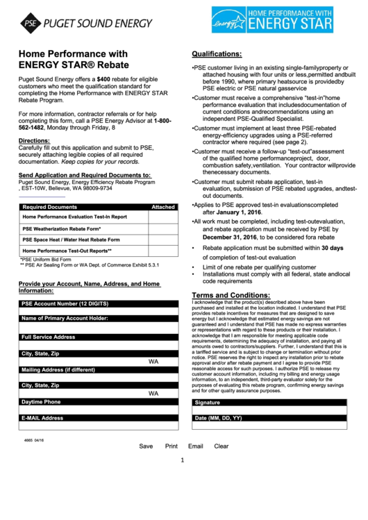 Top Pse Rebate Form Templates Free To Download In PDF Format