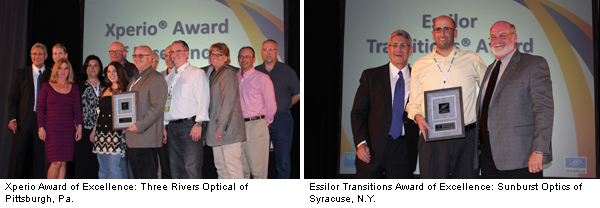 VM Essilor Names Independent Distributor Lab Award Winners