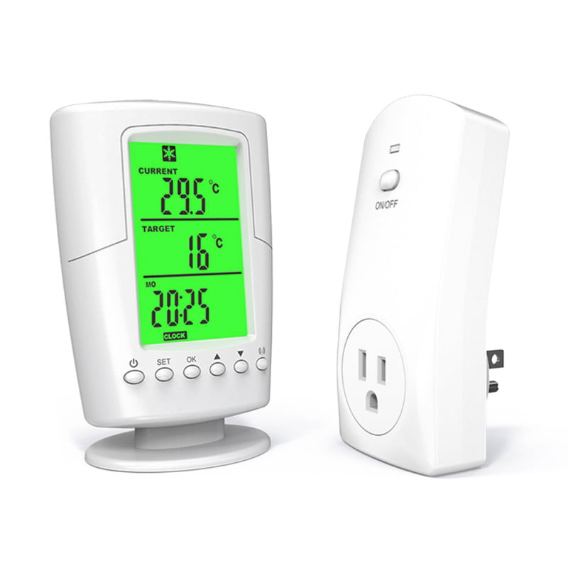 Wireless Temperature Controlled Outlet Smart Programmable Wireless 