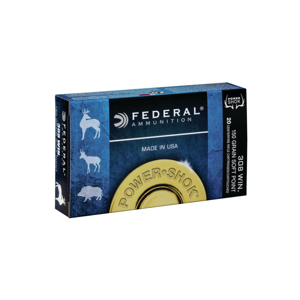 308Win Federal Power Shok 150gr 9 72g SP Peter Milata Zbrane A 