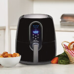 5 5 Qt Family Sized Power Air Fryer Elite 7 In 1 Electric Hot Air