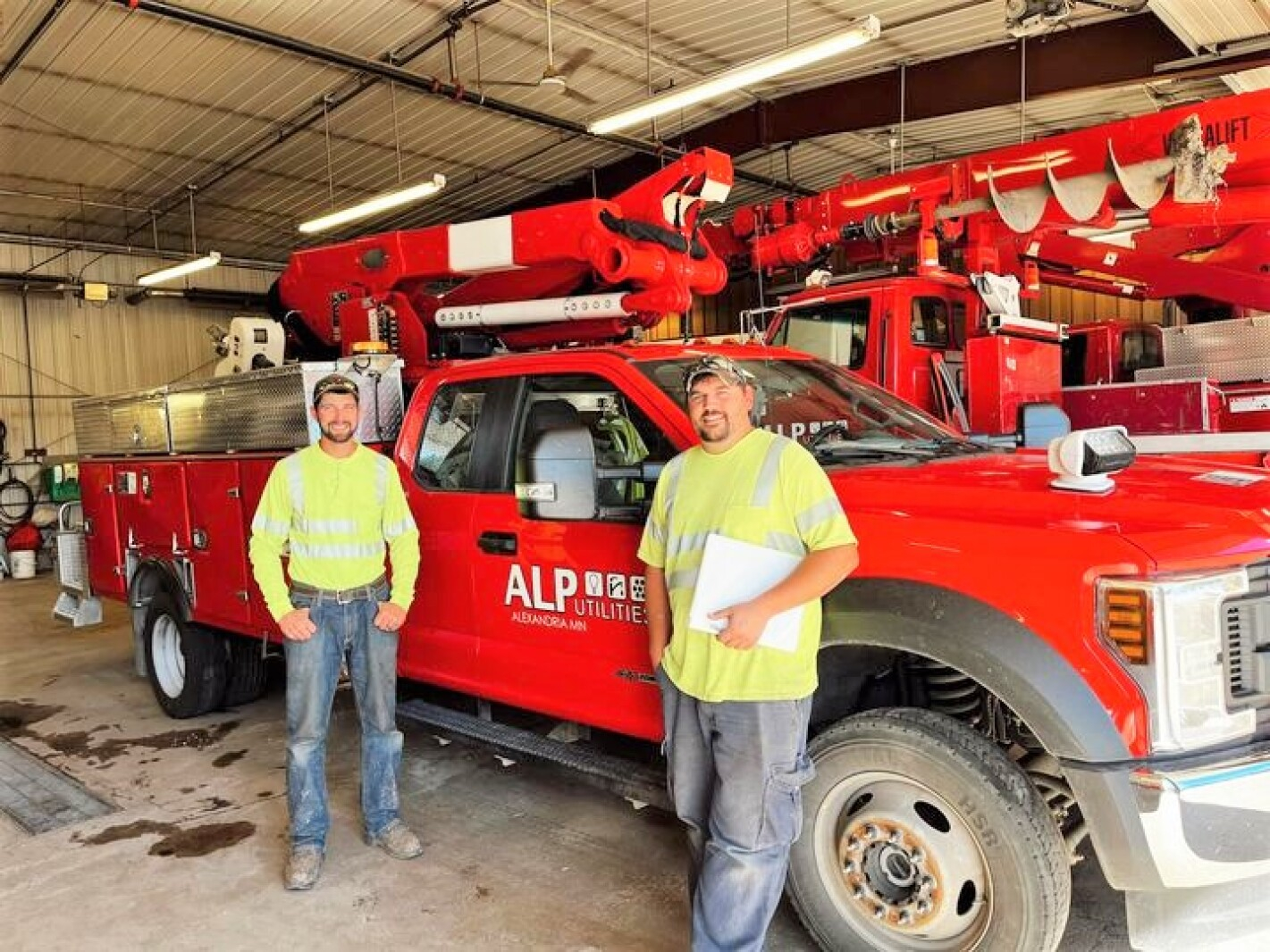 Alexandria Light And Power Employees Are Assisting With Power Outages 